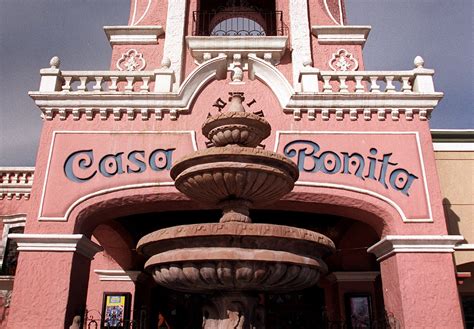 Restaurant casa bonita - Casa Bonita ( lit. 'pretty house' in Spanish) is a Mexican restaurant in Lakewood, Colorado, located within the Lamar Station Plaza. [5] It first opened in 1974, and was originally part of a chain of Mexican entertainment restaurants that started in Oklahoma City. The restaurant has attracted a cult following among Colorado residents since its ... 